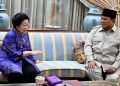 Prabowo Bertemu Megawati Untuk Mengungkapkan Duka Atas Wafatnya Guruh Soekarnoputra