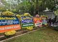 Karangan Bunga untuk Rumah Duka Guruh Soekarnoputra