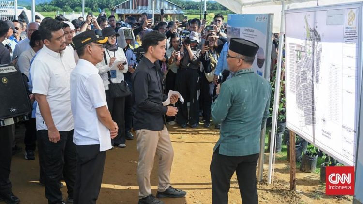 Huntap untuk Penyintas Banjir di Tapsel Segera Dibangun Menurut Gibran