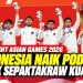 Pengalungan Medali Sepaktakraw Putra Indonesia di Asian Games 2026
