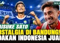 Nostalgia Daisuke Sato di Bandung, Doakan Timnas Indonesia di Final FIFA ASEAN Cup 2026