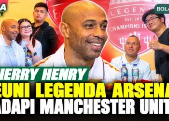 Antusiasme Thierry Henry Bertemu Legenda Arsenal dan Hadapi Manchester United di Jakarta