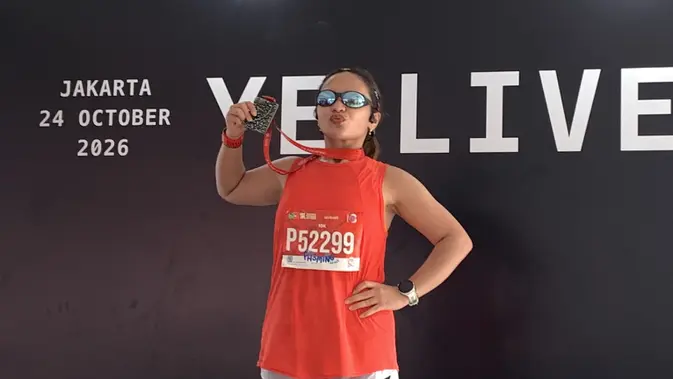 Amel Carla Finis 10K di JRF 2026 dan Mengaku Ingin Tidur Lebih Lama