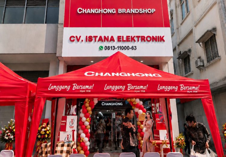 Gerai Perdana Changhong di Palembang Mengusung Konsep Terintegrasi