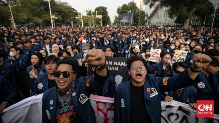 Aksi Mahasiswa Trisakti di Jakarta
