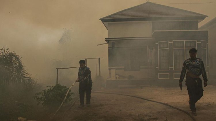 Masyarakat Palangka Raya Tertekan oleh Asap Kebakaran Hutan dan Lahan