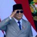 Prabowo Memimpin Upacara HUT ke-81 TNI