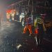 Bus Tunggal Terbakar di Tol Semarang, Dalam Sekejap Tinggal Rangka